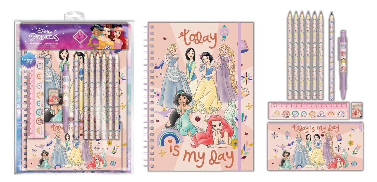 Produktbild: Schreibset Disney Princess (Groß) 12Tlg