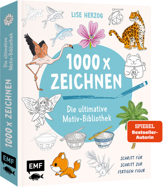 Produktbild: Die ultimative Motiv-Bibliothek - 1000 x zeichnen | Lise Herzog