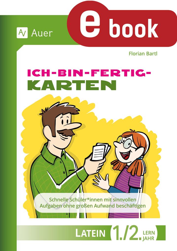 Produktbild: Ich-bin-fertig-Karten Latein Lernjahr 1-2 | Florian Bartl