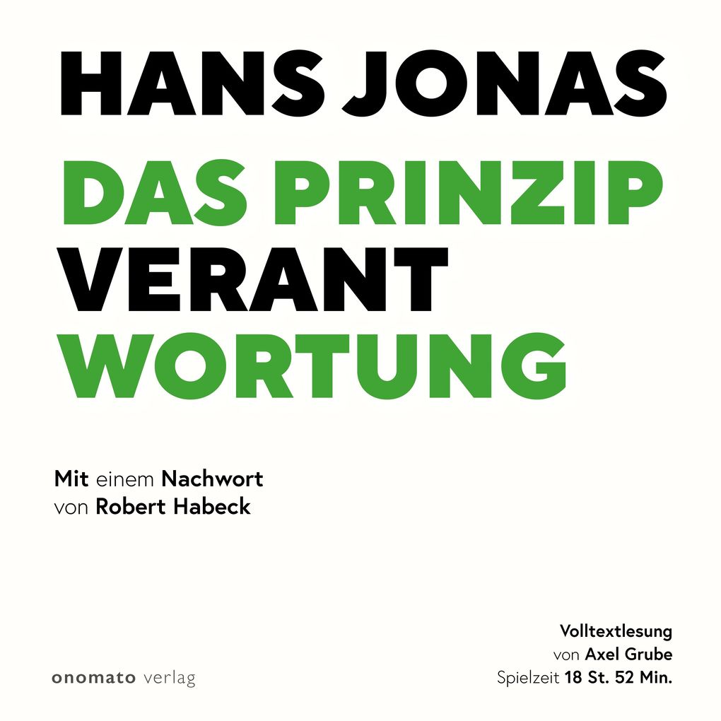 Produktbild: Das Prinzip Verantwortung | Hans Jonas