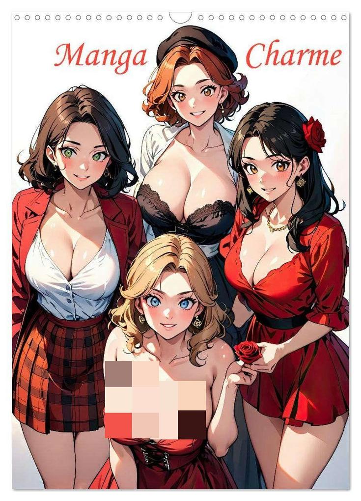 Produktbild: Manga Charme (Wandkalender 2026 DIN A3 hoch), CALVENDO Monatskalender | Peter Balan, Calvendo