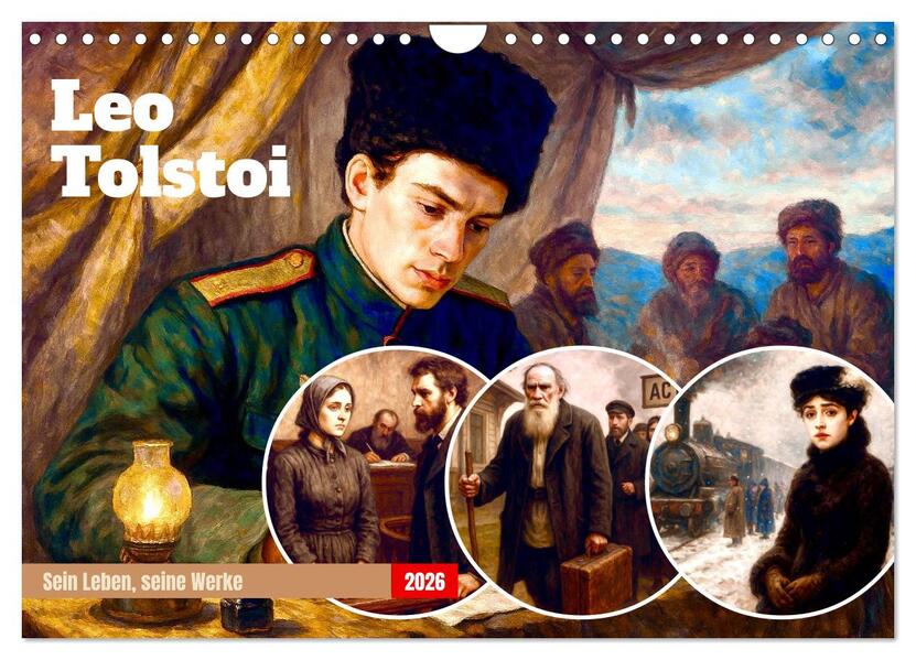 Produktbild: Leo Tolstoi (Wandkalender 2026 DIN A4 quer), CALVENDO Monatskalender | Steffani Lehmann, Calvendo