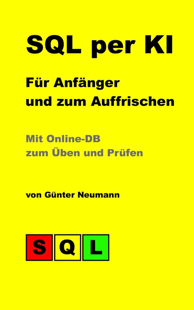 Produktbild: SQL per KI | Günter Neumann