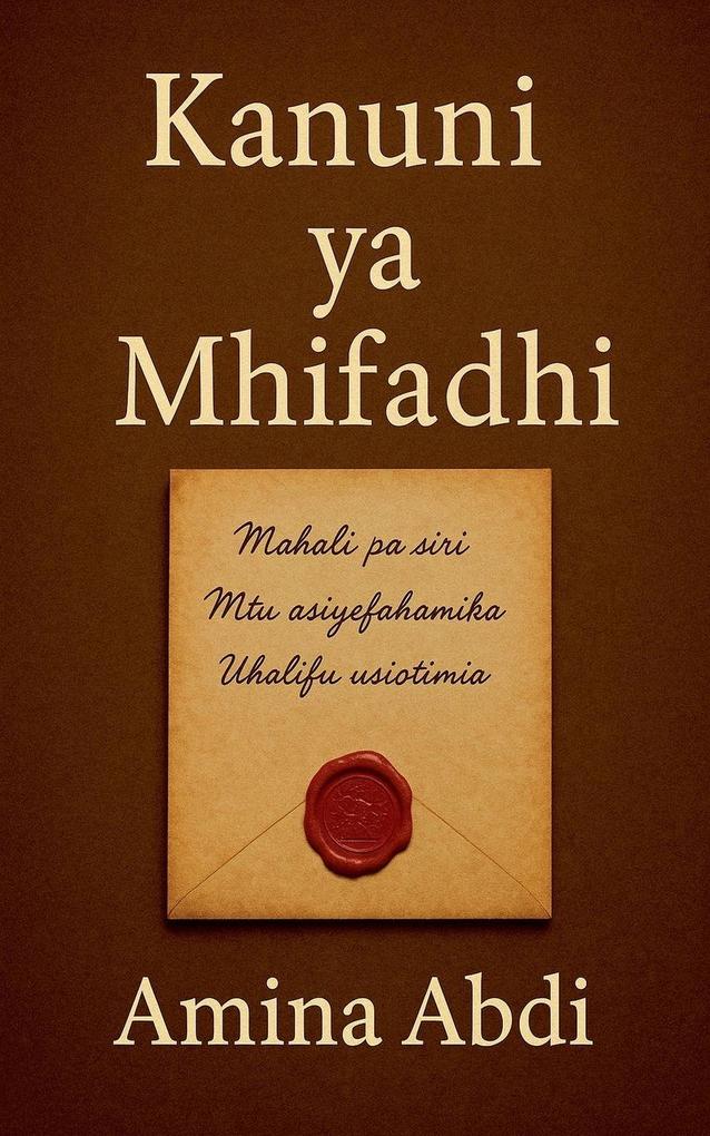Produktbild: Kanuni ya Mhifadhi | Amina Abdi