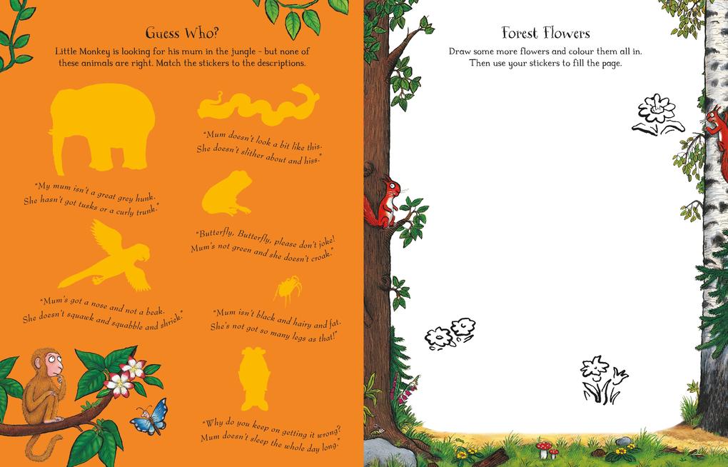 Weitere Ansicht: The Gruffalo and Friends: Summer Sticker Book | Julia Donaldson