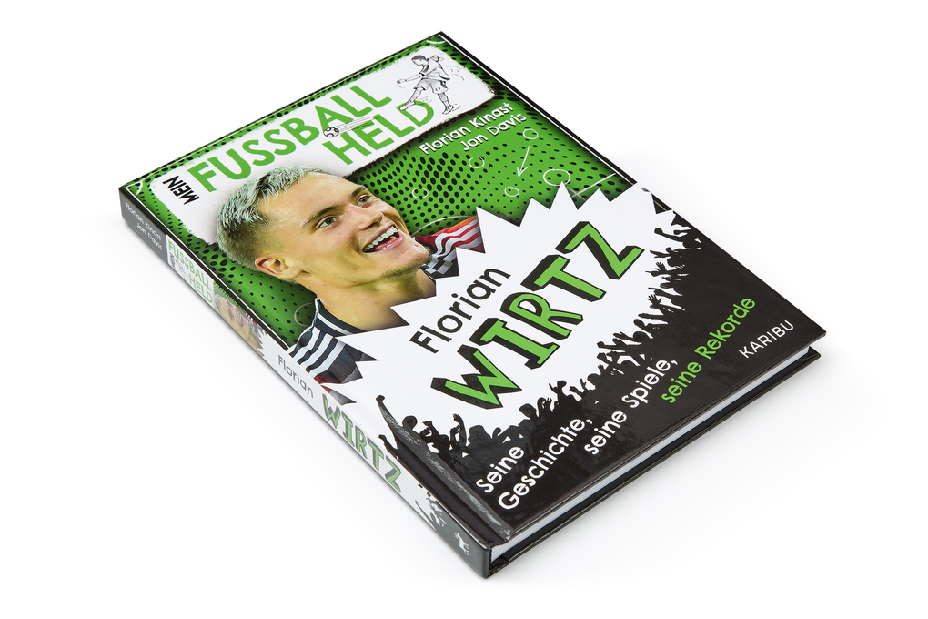 Weitere Ansicht: Mein Fußballheld Florian Wirtz - Seine Geschichte, seine Spiele, seine Rekorde | Florian Kinast, Jon Davis