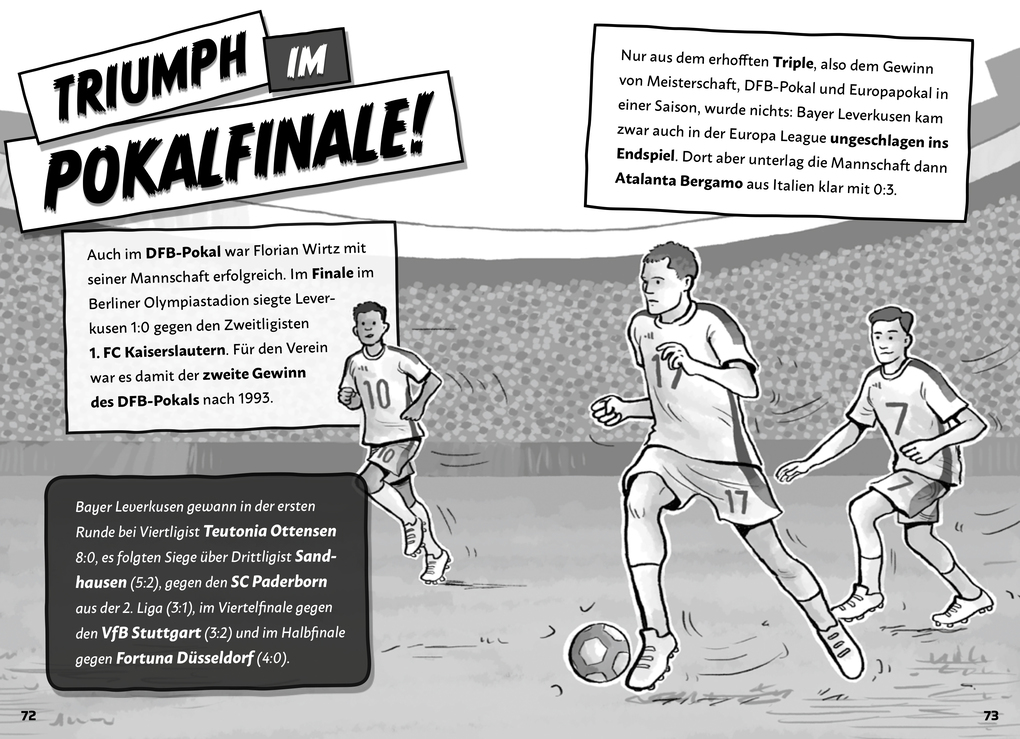 Weitere Ansicht: Mein Fußballheld Florian Wirtz - Seine Geschichte, seine Spiele, seine Rekorde | Florian Kinast, Jon Davis