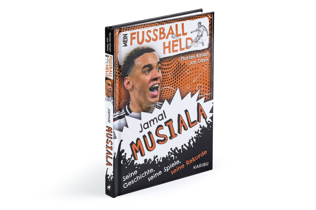 Weitere Ansicht: Mein Fußballheld Jamal Musiala - Seine Geschichte, seine Spiele, seine Rekorde | Florian Kinast