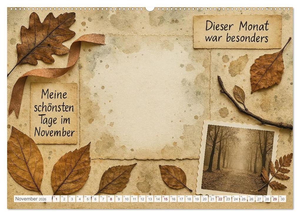 Weitere Ansicht: Lächeln sammeln - Dein persönlicher Glückskalender zum Mitgestalten (hochwertiger Premium Wandkalender 2026 DIN A2 quer), Kunstdruck in Hochglanz | Fred Schimak, Calvendo