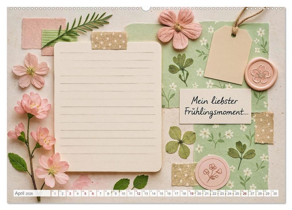 Weitere Ansicht: Lächeln sammeln - Dein persönlicher Glückskalender zum Mitgestalten (hochwertiger Premium Wandkalender 2026 DIN A2 quer), Kunstdruck in Hochglanz | Fred Schimak, Calvendo