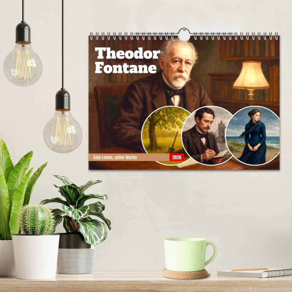 Weitere Ansicht: Theodor Fontane (Wandkalender 2026 DIN A4 quer), CALVENDO Monatskalender | Steffani Lehmann, Calvendo