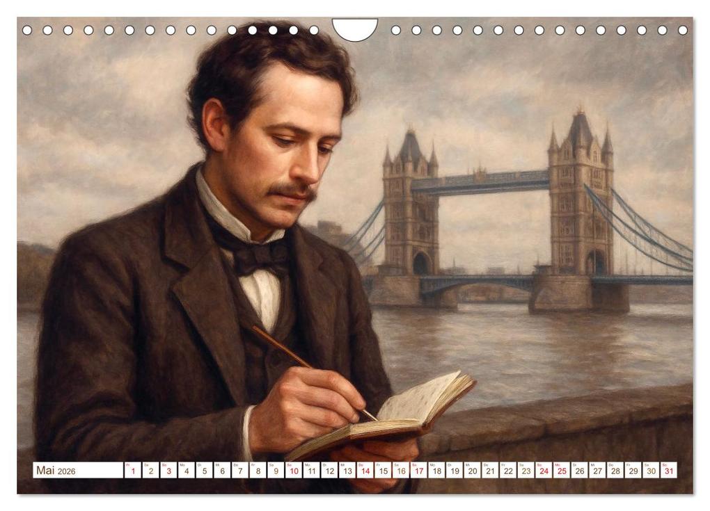 Weitere Ansicht: Theodor Fontane (Wandkalender 2026 DIN A4 quer), CALVENDO Monatskalender | Steffani Lehmann, Calvendo