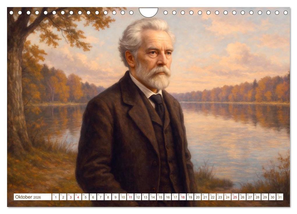 Weitere Ansicht: Theodor Fontane (Wandkalender 2026 DIN A4 quer), CALVENDO Monatskalender | Steffani Lehmann, Calvendo