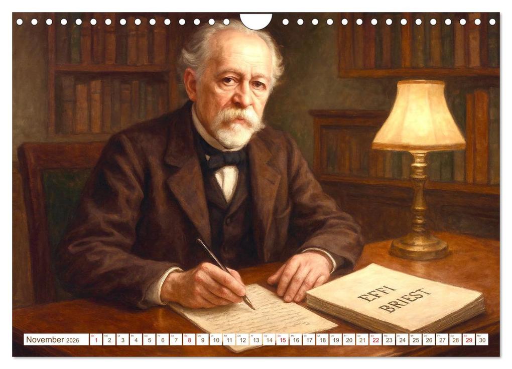 Weitere Ansicht: Theodor Fontane (Wandkalender 2026 DIN A4 quer), CALVENDO Monatskalender | Steffani Lehmann, Calvendo