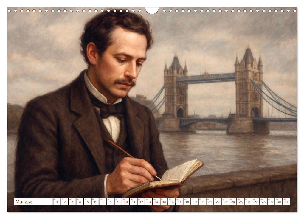 Weitere Ansicht: Theodor Fontane (Wandkalender 2026 DIN A3 quer), CALVENDO Monatskalender | Steffani Lehmann, Calvendo