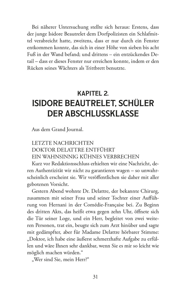 Weitere Ansicht: Lupin. Die hohle Nadel. Detektivroman. Maurice Leblanc | Maurice Leblanc