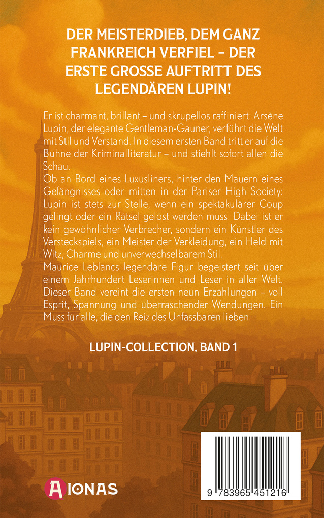 Weitere Ansicht: Arsène Lupin, Gentleman-Gauner. Abenteuergeschichten | Maurice Leblanc