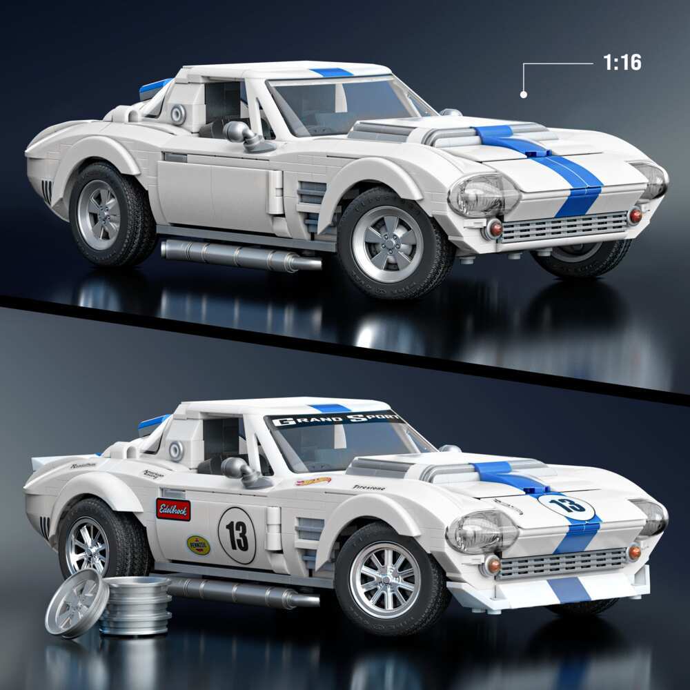 Weitere Ansicht: Mattel Brick Shop HW ELITE SERIES CORVETTE