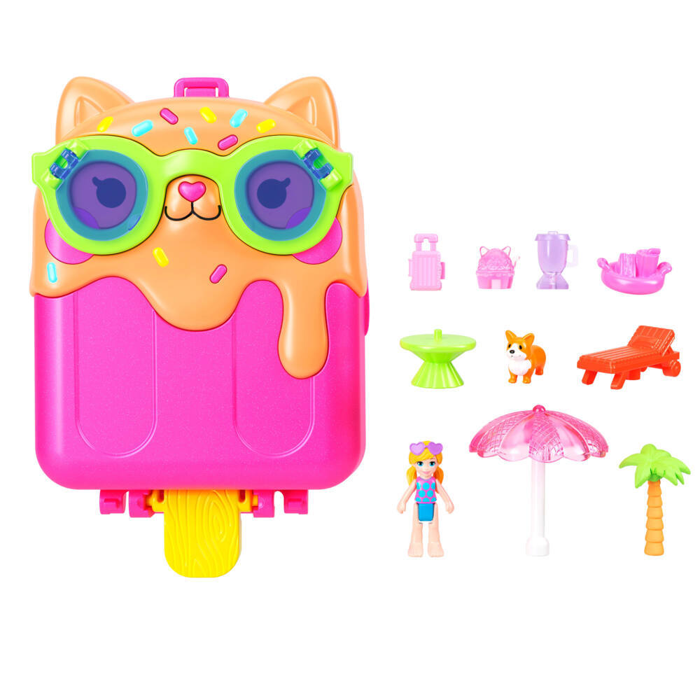 Weitere Ansicht: Polly Pocket Eis am Stiel Kätzchen Schatulle