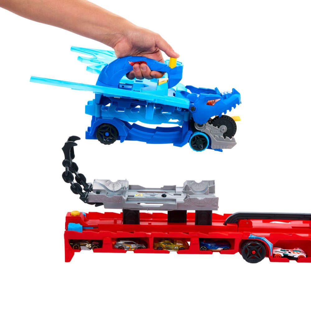 Weitere Ansicht: Hot Wheels City Ultimativer 2-in-1 Drachen Transporter