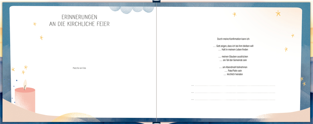 Weitere Ansicht: Eintragalbum - Meine Konfirmation