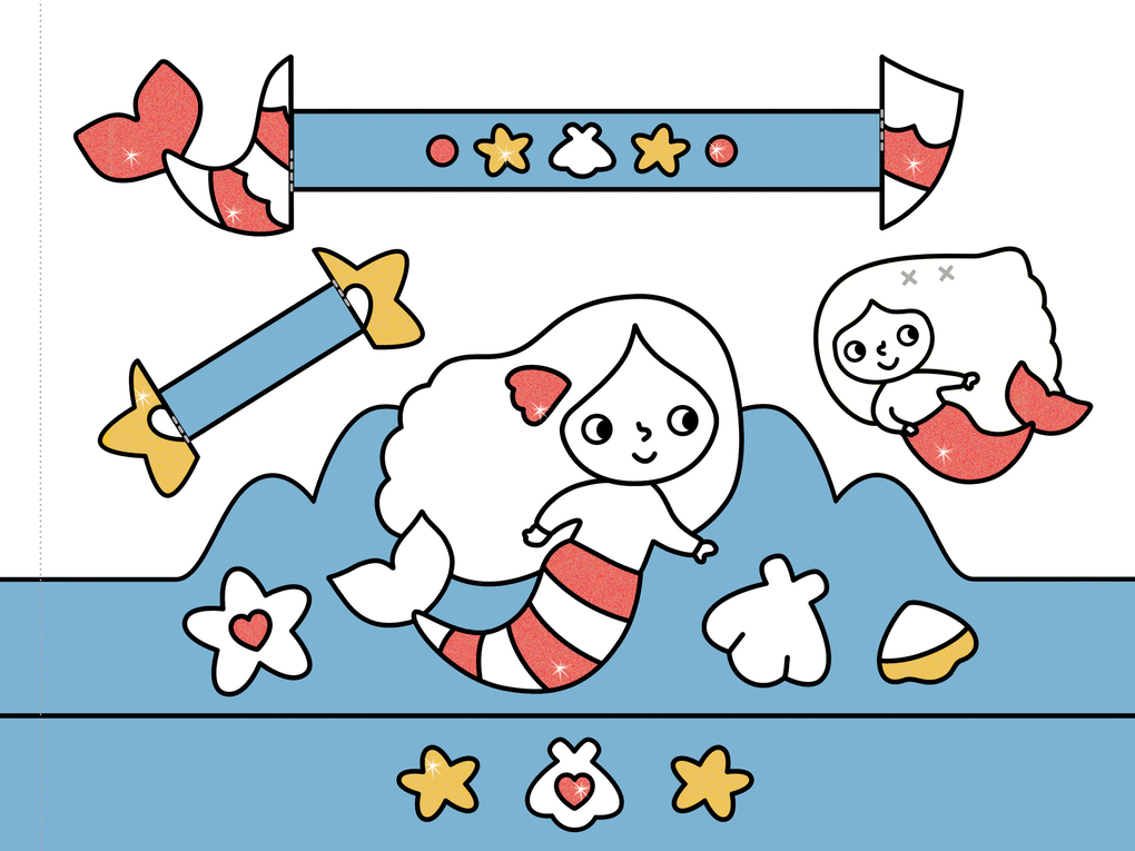 Weitere Ansicht: Mein erstes Bastelbuch - Glitzerschmuck aus Papier