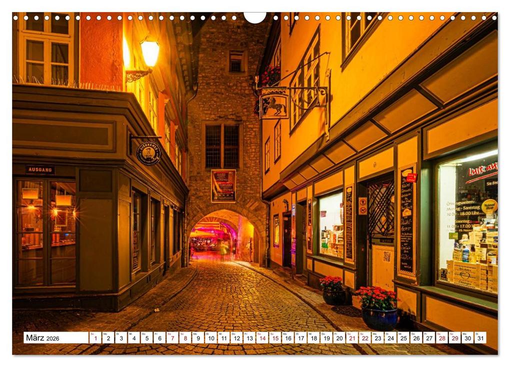 Weitere Ansicht: Rund um die Krämerbrücke - Ein Stück Mittelalter in Erfurt (Wandkalender 2026 DIN A3 quer), CALVENDO Monatskalender | Sigrid Starick, Calvendo