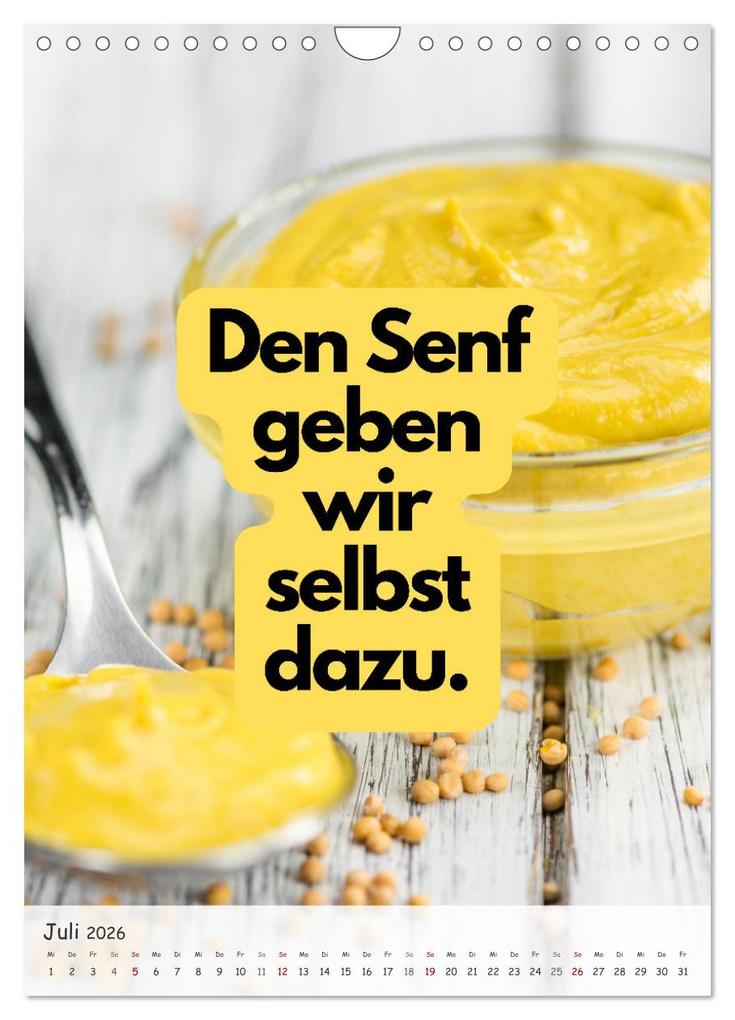 Weitere Ansicht: Tanz um den heißen Brei! (Wandkalender 2026 DIN A4 hoch), CALVENDO Monatskalender | Grit Bloß, Calvendo
