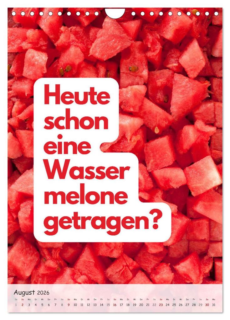 Weitere Ansicht: Tanz um den heißen Brei! (Wandkalender 2026 DIN A4 hoch), CALVENDO Monatskalender | Grit Bloß, Calvendo