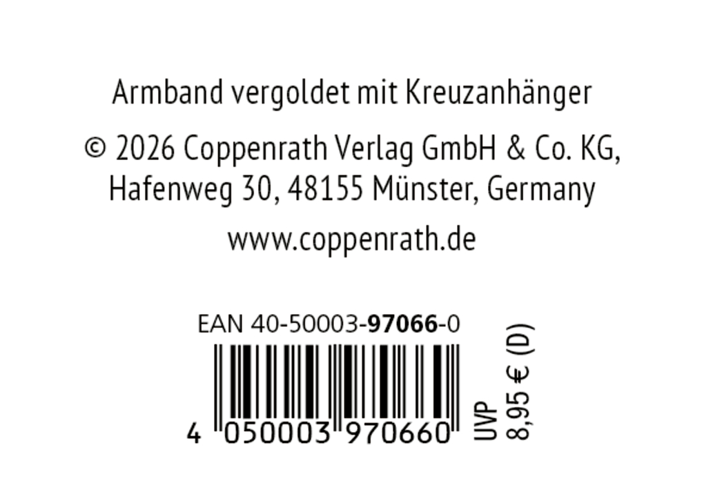 Weitere Ansicht: Armband - Armband mit Kreuzanhänger