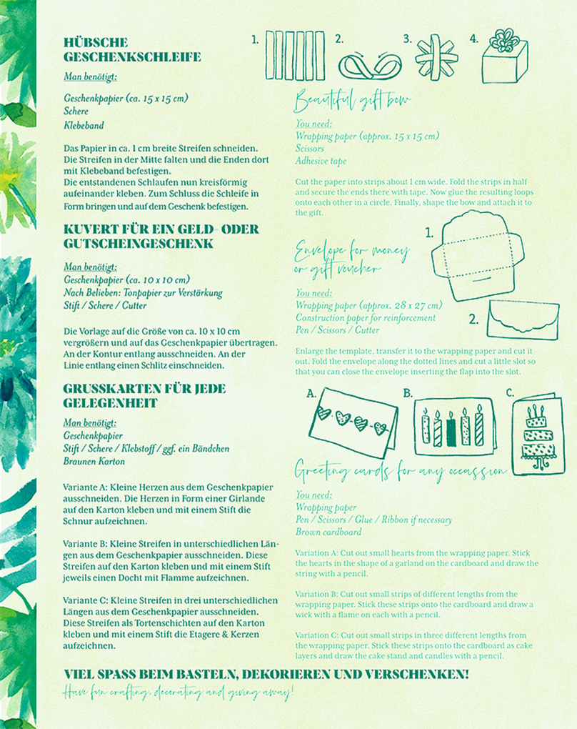 Weitere Ansicht: Geschenkpapier-Buch - All about green