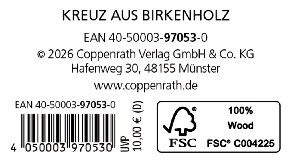 Weitere Ansicht: Holzkreuz - Schutz & Segen