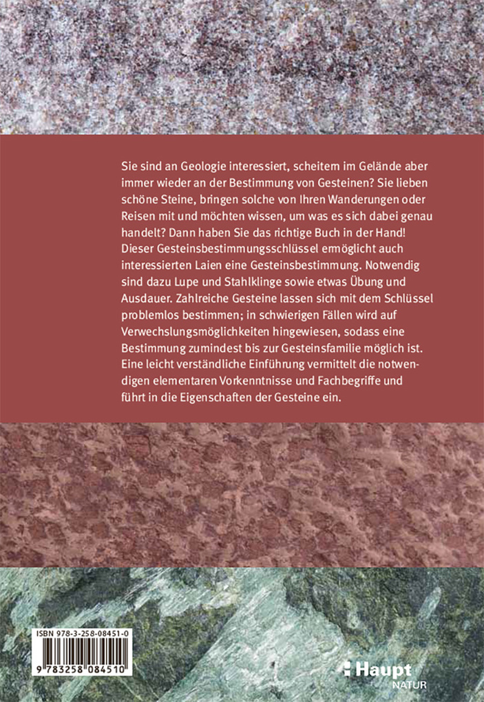 Weitere Ansicht: Gesteine einfach bestimmen | Jürg Meyer
