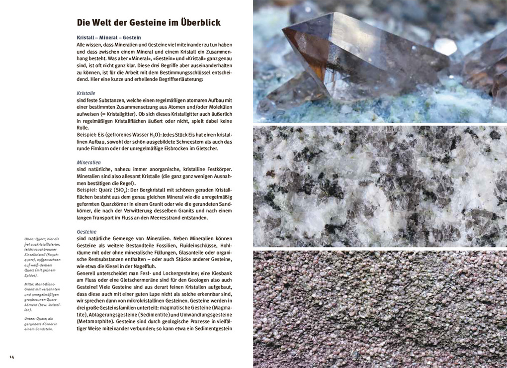 Weitere Ansicht: Gesteine einfach bestimmen | Jürg Meyer