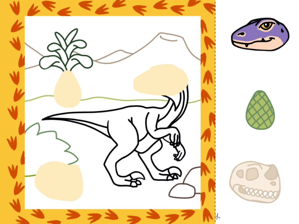 Weitere Ansicht: Mein erstes Dinosaurier-Bastelbuch