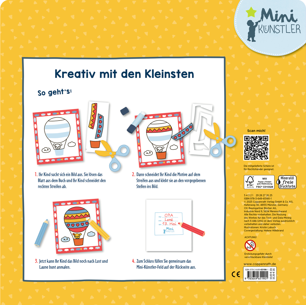 Weitere Ansicht: Mein erstes Bastelbuch mit Schere