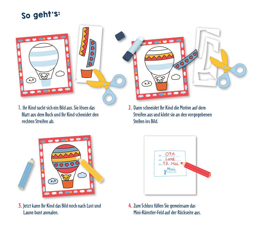 Weitere Ansicht: Mein erstes Bastelbuch mit Schere