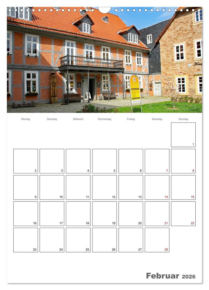 Weitere Ansicht: Ilsenburg im Harz - Terminplaner (Wandkalender 2026 DIN A3 hoch), CALVENDO Monatskalender | Holger Felix, Calvendo