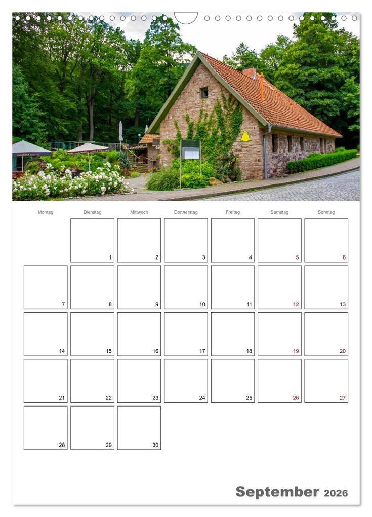 Weitere Ansicht: Ilsenburg im Harz - Terminplaner (Wandkalender 2026 DIN A3 hoch), CALVENDO Monatskalender | Holger Felix, Calvendo