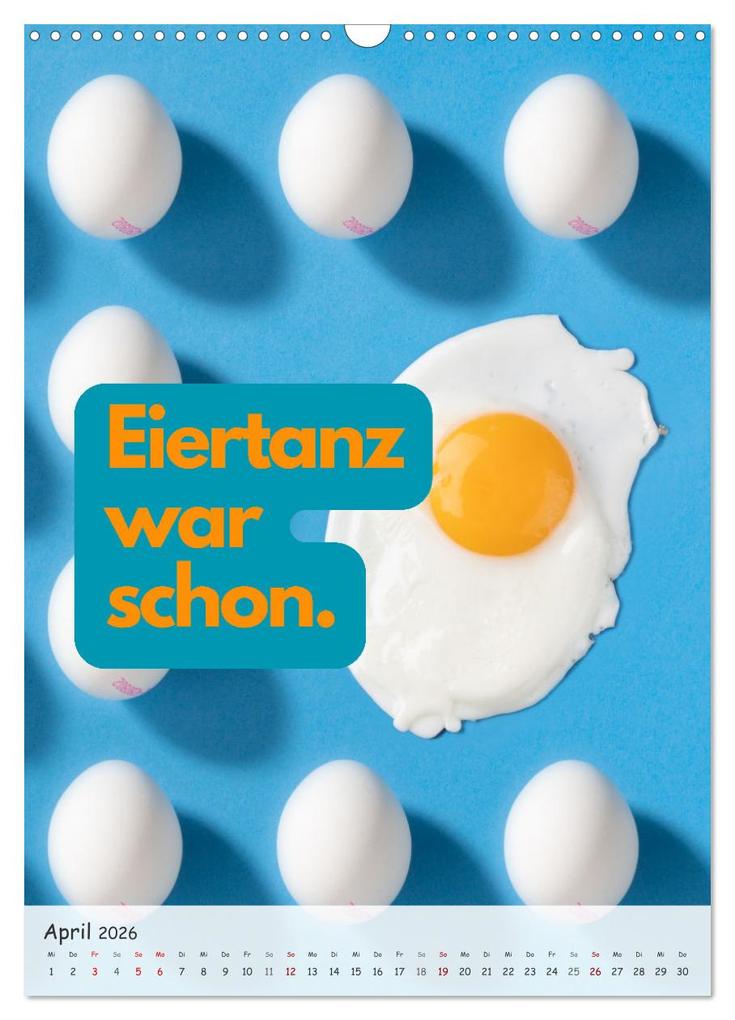 Weitere Ansicht: Tanz um den heißen Brei! (Wandkalender 2026 DIN A3 hoch), CALVENDO Monatskalender | Grit Bloß, Calvendo