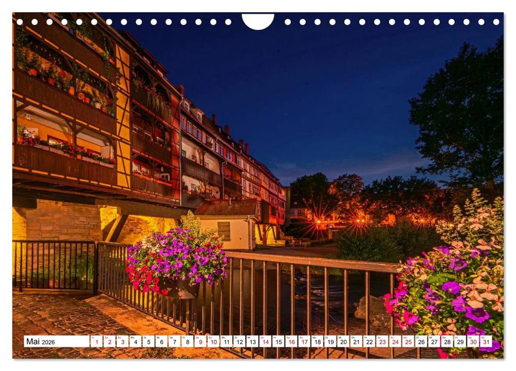 Weitere Ansicht: Rund um die Krämerbrücke - Ein Stück Mittelalter in Erfurt (Wandkalender 2026 DIN A4 quer), CALVENDO Monatskalender | Sigrid Starick, Calvendo