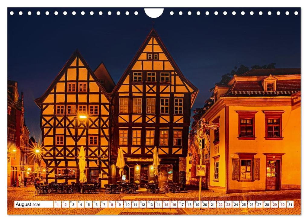 Weitere Ansicht: Rund um die Krämerbrücke - Ein Stück Mittelalter in Erfurt (Wandkalender 2026 DIN A4 quer), CALVENDO Monatskalender | Sigrid Starick, Calvendo