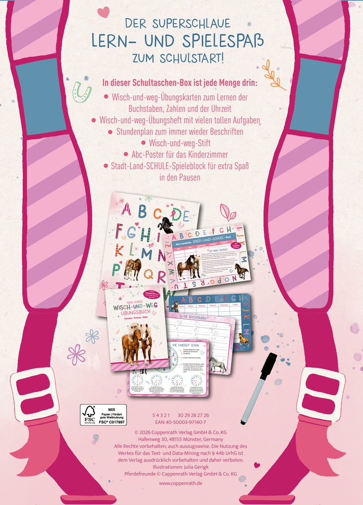 Weitere Ansicht: Meine superschlaue Pferde Schulstart-Box