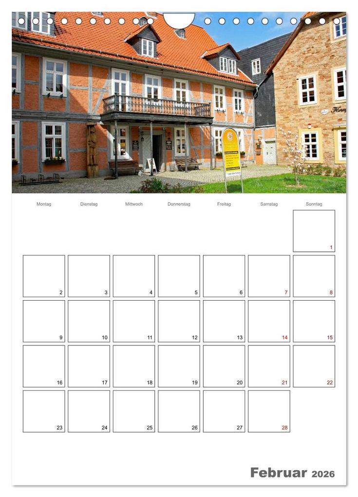 Weitere Ansicht: Ilsenburg im Harz - Terminplaner (Wandkalender 2026 DIN A4 hoch), CALVENDO Monatskalender | Holger Felix, Calvendo