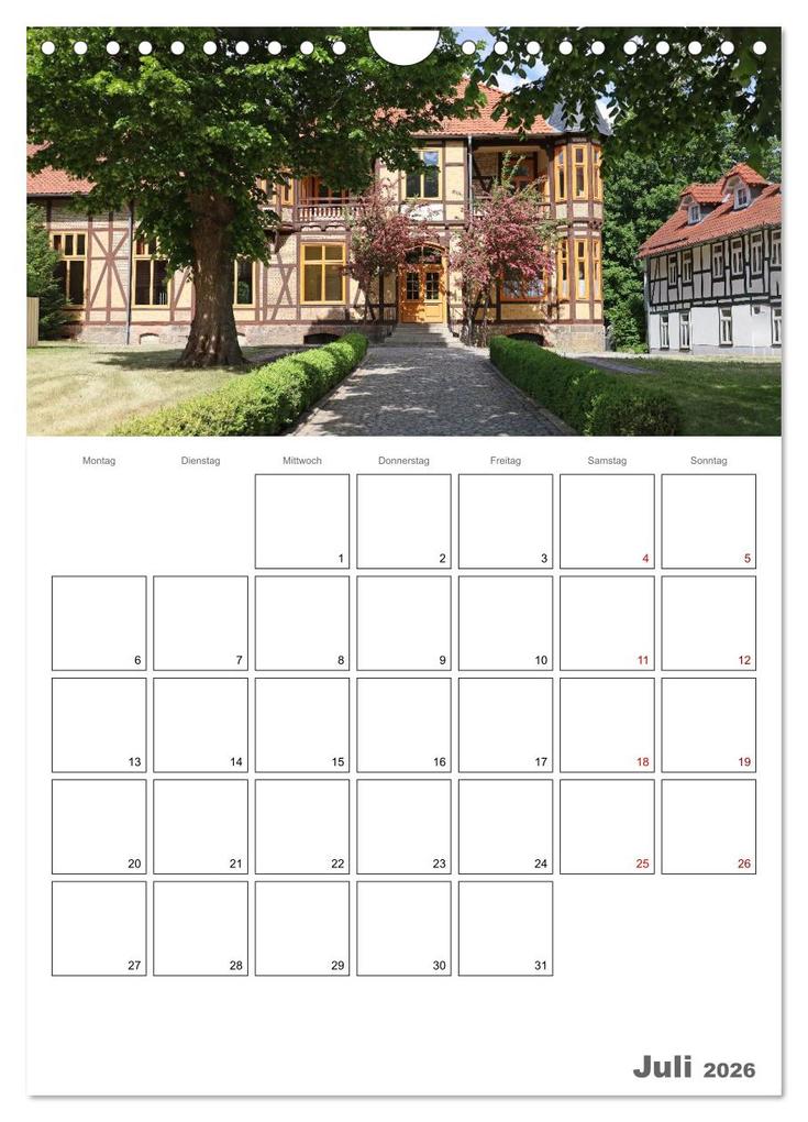 Weitere Ansicht: Ilsenburg im Harz - Terminplaner (Wandkalender 2026 DIN A4 hoch), CALVENDO Monatskalender | Holger Felix, Calvendo