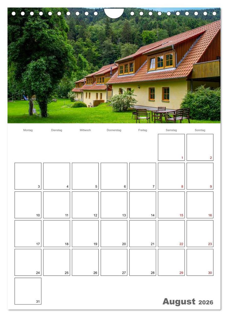 Weitere Ansicht: Ilsenburg im Harz - Terminplaner (Wandkalender 2026 DIN A4 hoch), CALVENDO Monatskalender | Holger Felix, Calvendo