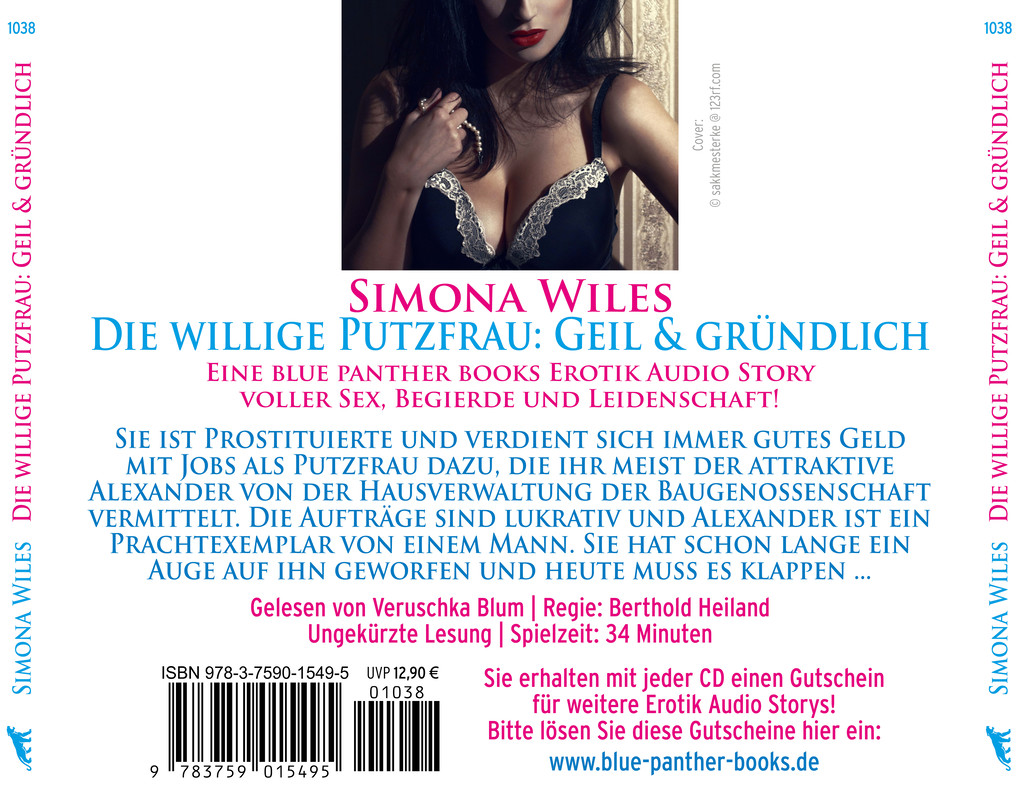 Weitere Ansicht: Die willige Putzfrau: Geil und gründlich | Erotik Audio Story | Erotisches Hörbuch Audio-CD | Simona Wiles