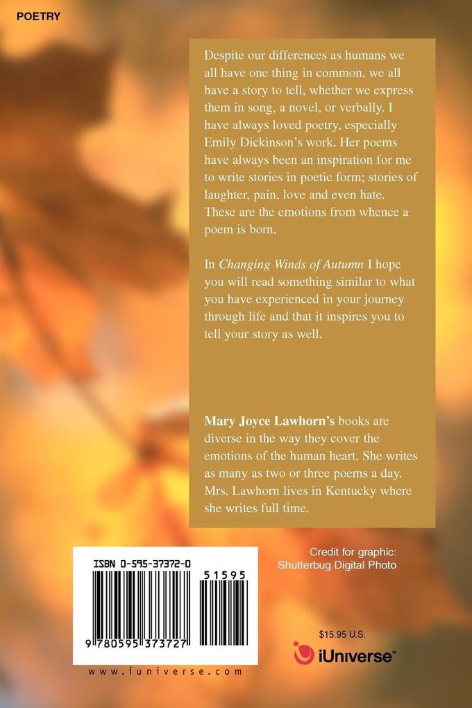 Weitere Ansicht: Changing Winds of Autumn | Mary J Lawhorn