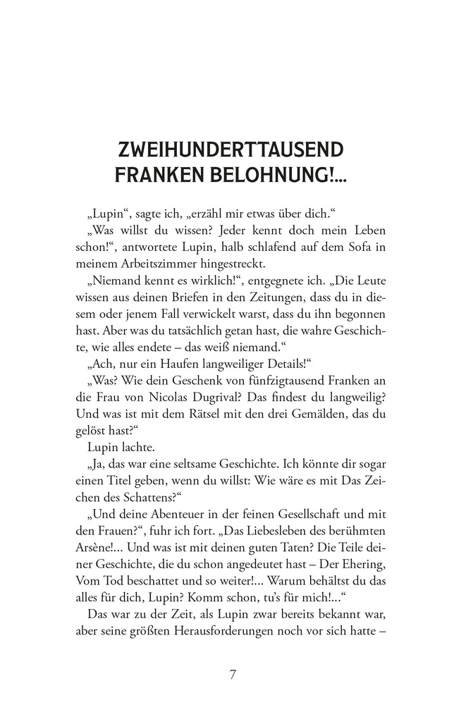 Weitere Ansicht: Die Geständnisse des Arsène Lupin. Gaunergeschichten. Maurice Leblanc | Maurice Leblanc