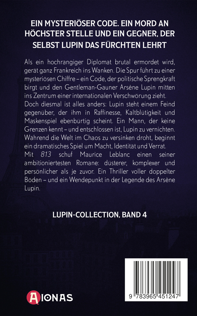 Weitere Ansicht: Lupin. 813. Detektivroman. Maurice Leblanc | Maurice Leblanc
